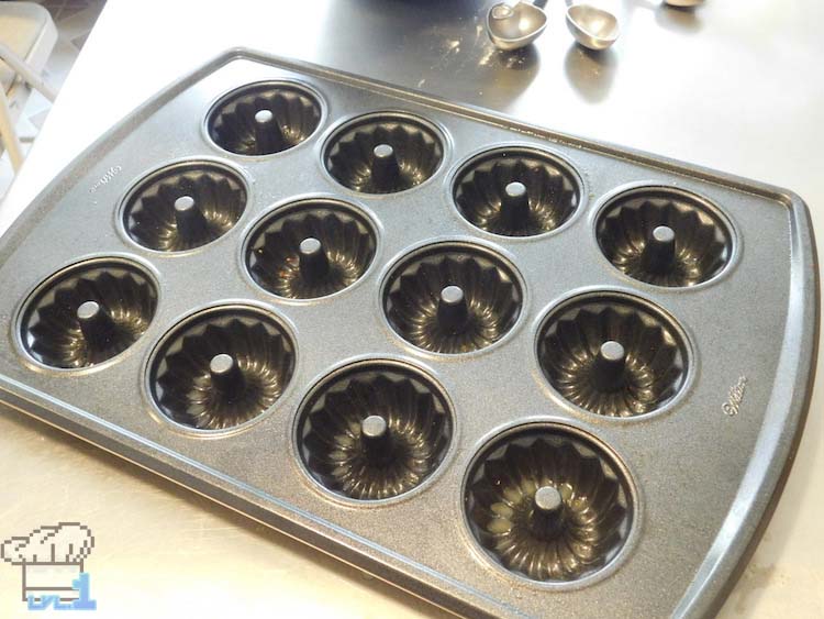 A mini bundt baking pan to create the sweetroll recipe from the Elder Scrolls Skyrim game series.