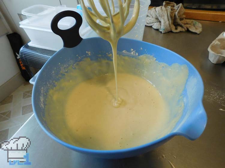 Batter for the sweetroll recipe from the Elder Scrolls Skyrim game series.