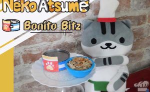 The finished recipe of Bonito Bitz cat food from the Neko Atsume mobile game series.