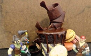 Finished recipe of Chocolate Cannon Car from the Dessert Train in the Legend of Zelda Spirit Tracks game series.