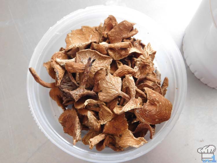 Dried candy cap mushrooms that smell just like maple syrup. They are turned to powder then incorporated into the maple buttercream icing for the Paper Mario Thousand Year Door game series.
