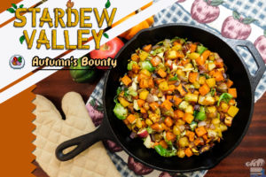 Completed recipe of the Autumn's Bounty dish from the Stardew Valley video game
