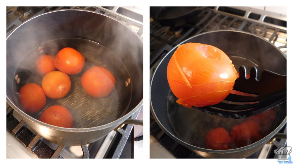 boiling the tomatoes for the lava soup recipe from the legend of zelda: oracle of seasons video game
