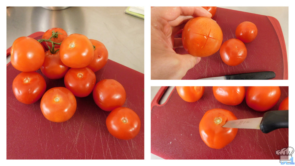 preparing the tomatoes for the lava soup recipe from the legend of zelda: oracle of seasons video game