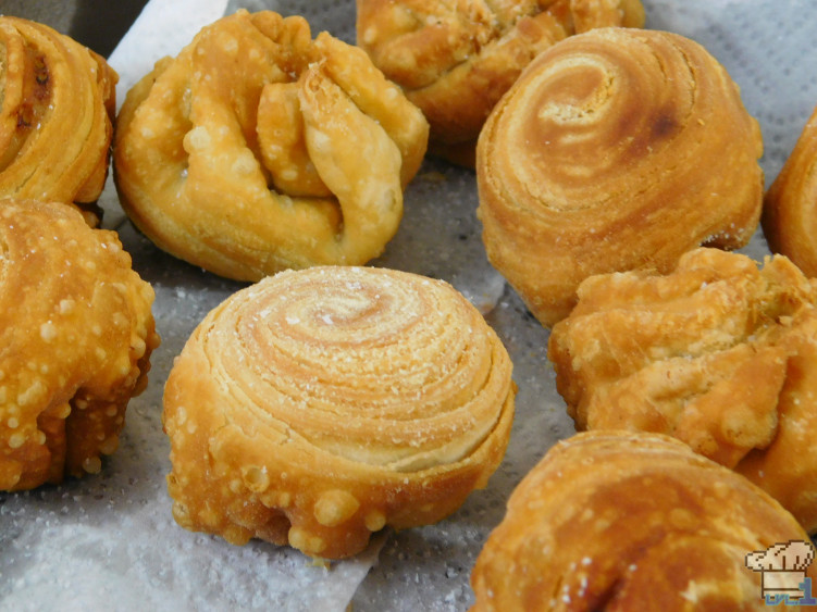 close up of the spiral pattern on the iceberg turnip pastries from the battle chef brigade video game