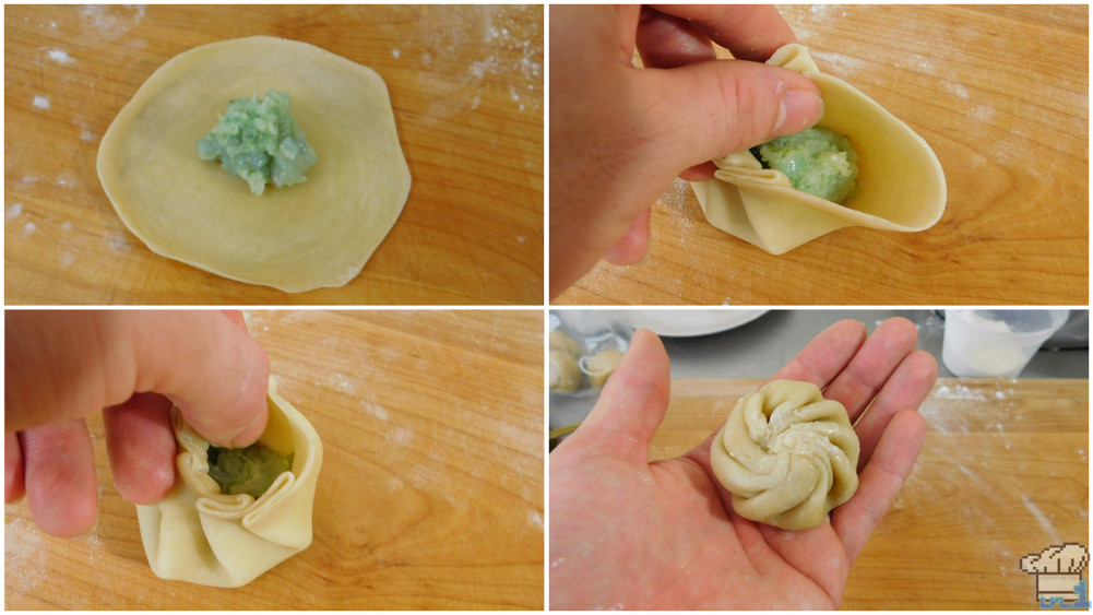 filling the pastry for the iceberg turnip recipe from the battle chef brigade video game