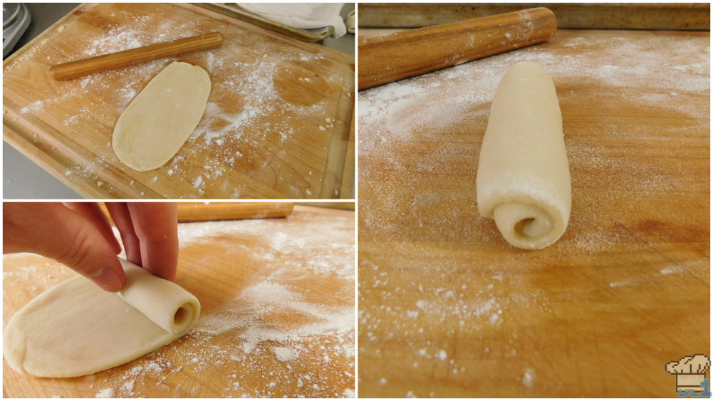 rolling the dough for the iceberg turnip pastry recipe from the battle chef brigade video game