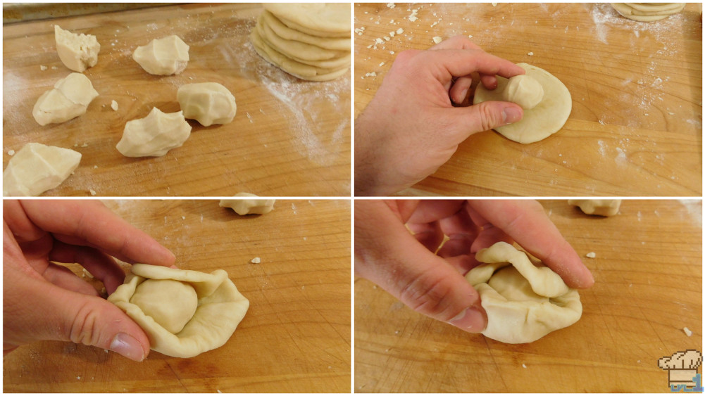 layering the dough for the iceberg turnip pastry recipe from the battle chef brigade video game