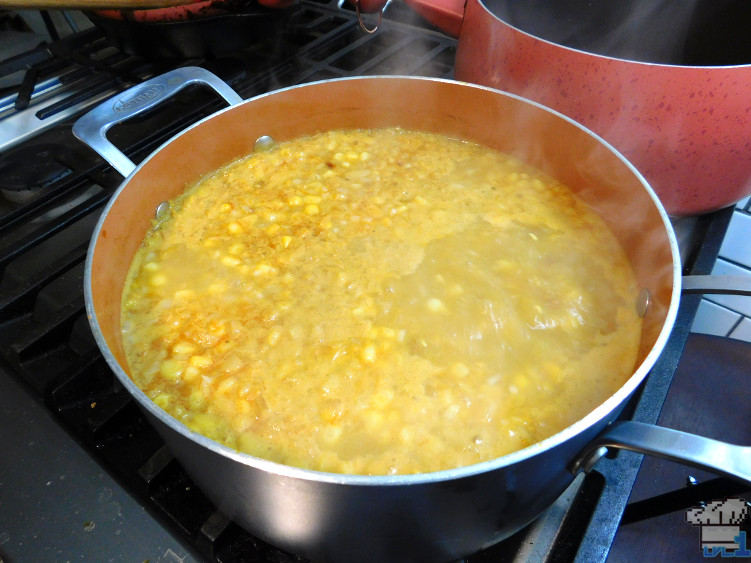 simmering the pot for the elixer soup recipe from the legend of zelda the wind waker video game