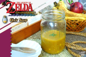 the finished elixer soup recipe from the legend of zelda the wind waker video game