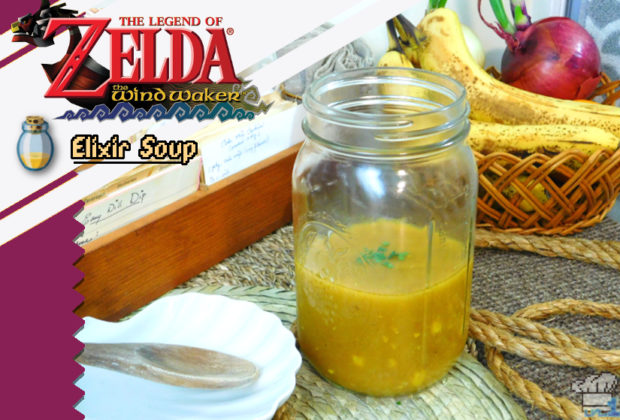 the finished elixer soup recipe from the legend of zelda the wind waker video game