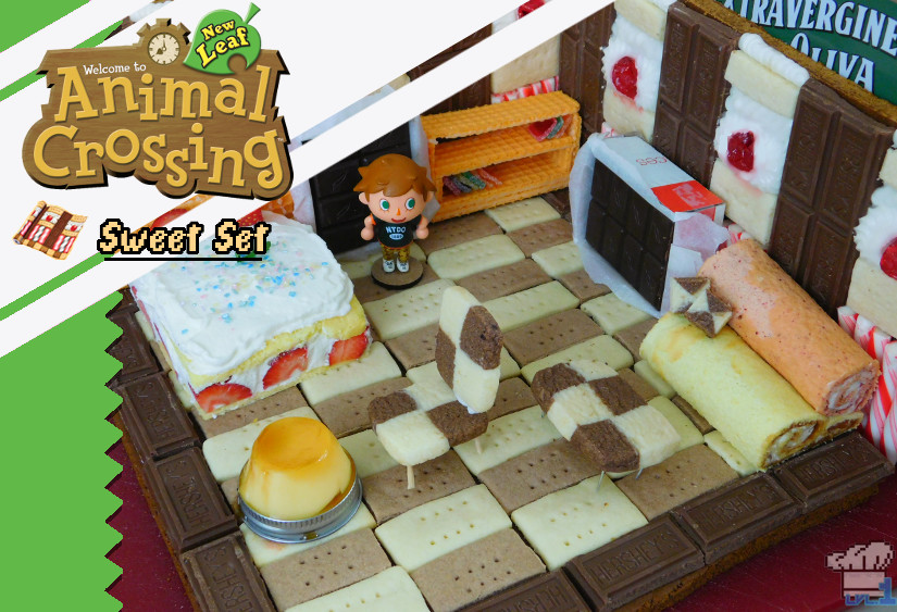 gingerbread version of the sweet set from Animal Crossing